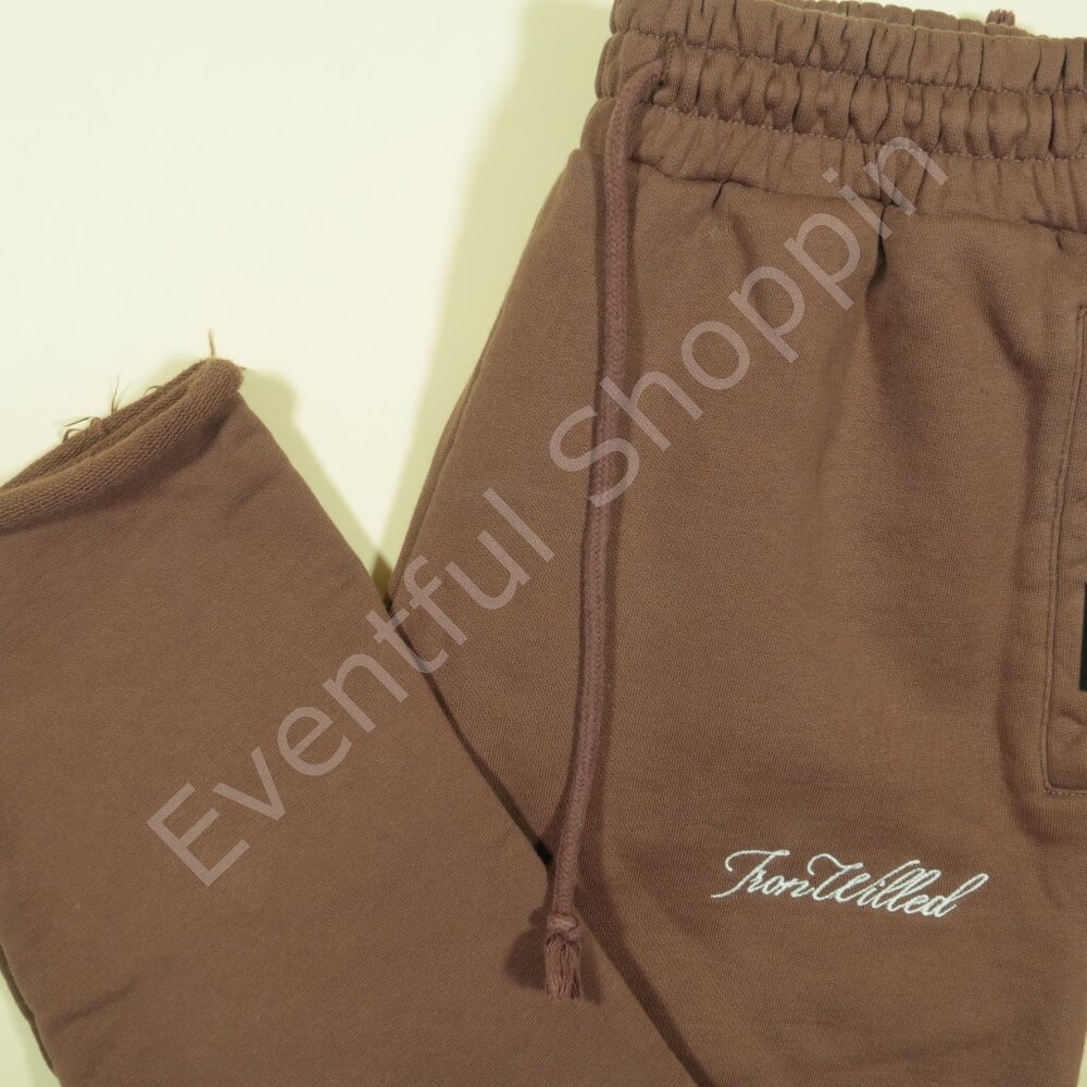 Iron Willed Sweatpants Mens S Brown Athletic Sports Gym Workout